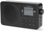 Nedis 233-2826 Φορητό Ραδιόφωνο Επαναφορτιζόμενο με Bluetooth και USB Μαύρο