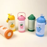 Les Petits Citrons Παγούρι Νερού με Στόμιο Pink Strawberry 335ml