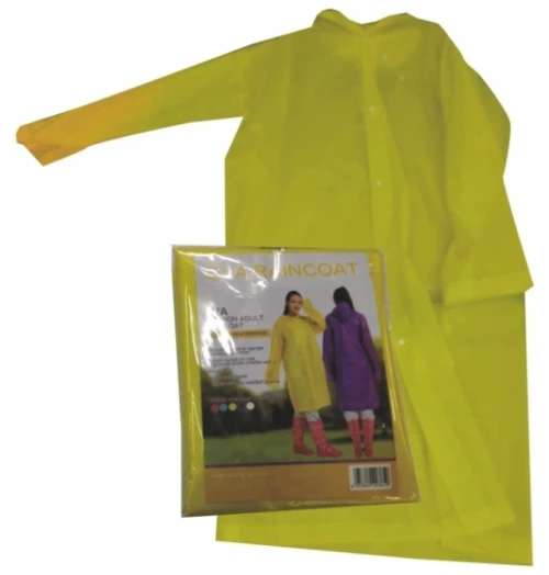 Αδιάβροχο Ενηλίκων Fashion RainCoat - Κίτρινο
