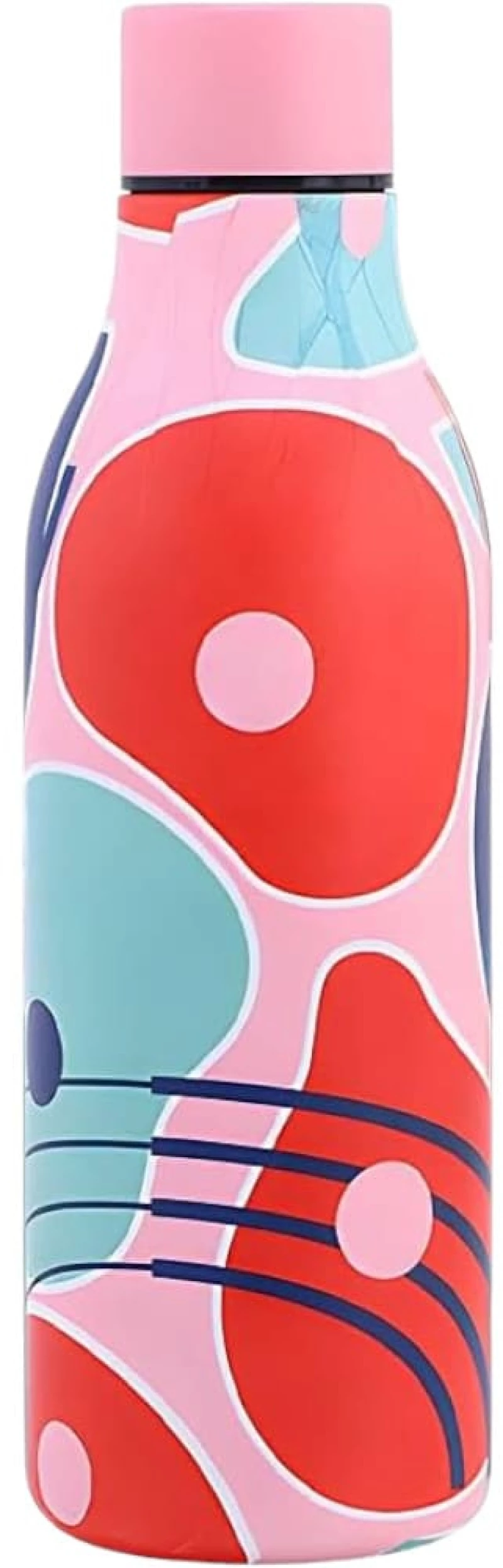 Pink Geometric Art Edition- Ανοξείδωτο Μπουκάλι Θερμός 500ml