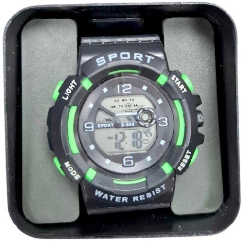 Ψηφιακό ρολόι χειρός - 6859 - 115185 - Black/Green