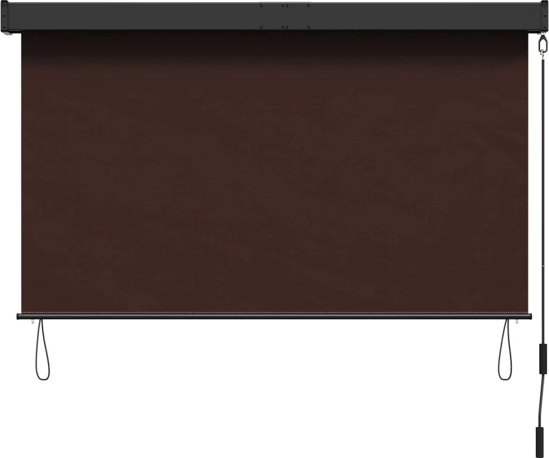 vidaXL Ρόλερ Καφέ 140 x 250 cm Ύφασμα και Αλουμίνιο