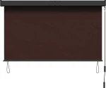 vidaXL Ρόλερ Καφέ 180 x 250 cm Ύφασμα και Αλουμίνιο