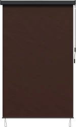 vidaXL Ρόλερ Καφέ 180 x 250 cm Ύφασμα και Αλουμίνιο