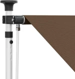 vidaXL Χειροκίνητη Ανακλινόμενη Σκίαση Taupe 300 cm