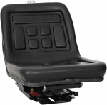 vidaXL Κάθισμα τρακτέρ με ανάρτηση Μαύρο 39,5 x 52 x 43 εκ.