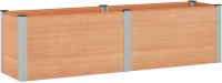 vidaXL Υπερυψωμένη Ζαρντινιέρα Καφέ 200 x 50 x 54 cm