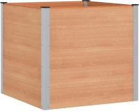 vidaXL Υπερυψωμένη Ζαρντινιέρα Καφέ 100 x 100 x 91 cm