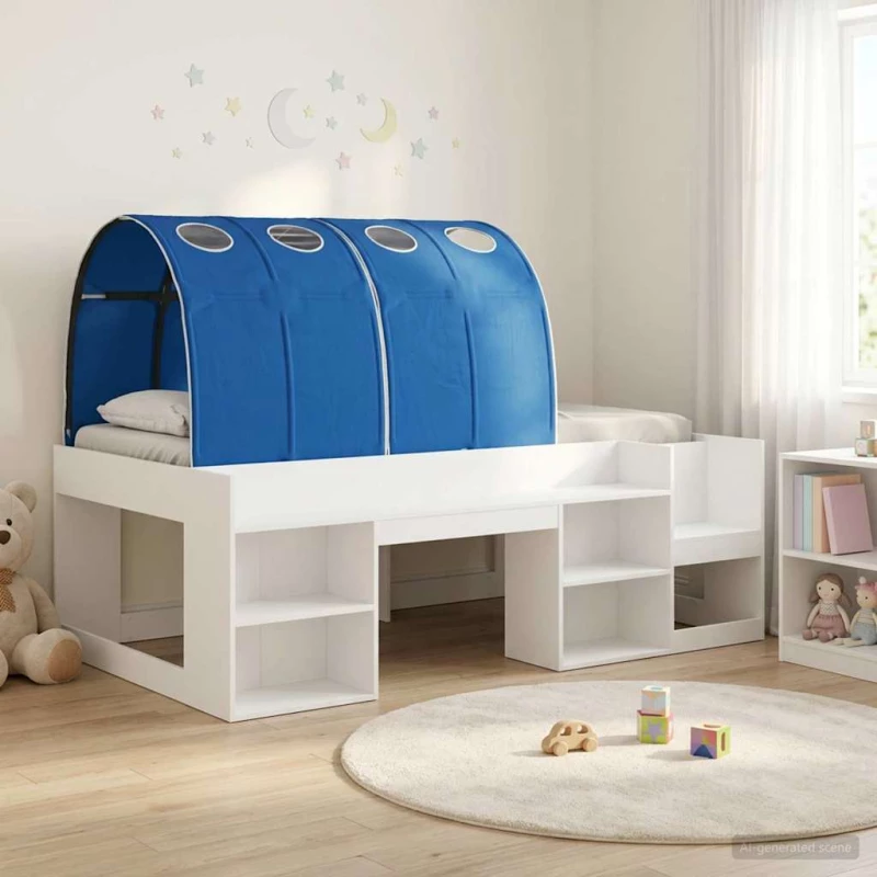 vidaXL Κρεβάτι Υψηλής Κρεβατοκάμαρας με Αποθήκευση για Παιδιά