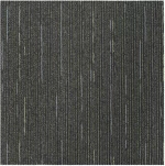 vidaXL Πλακάκι Χαλιού Ριγέ Ανοιχτό Πράσινο 50 x 50 cm 4 pcs