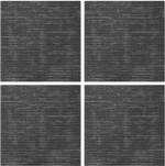 vidaXL Πλακάκι Χαλιού Γκρι Ανθρακί 50 x 50 cm 4 pcs