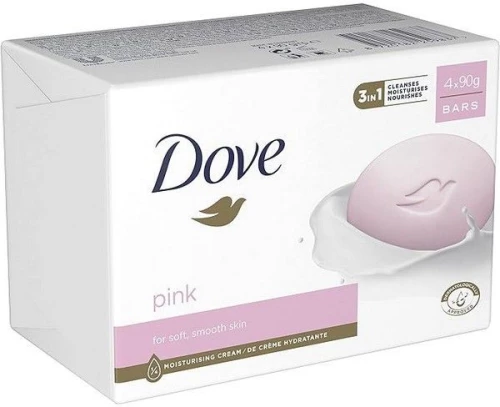 Dove Pink Soap Bar 4x90gr