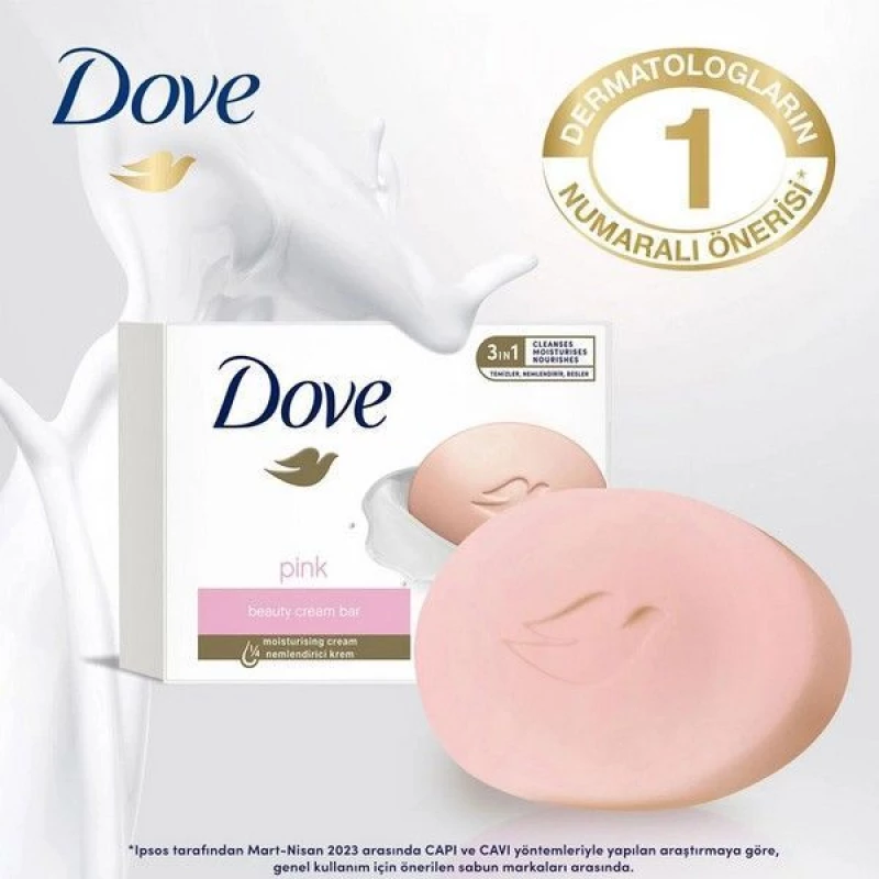 Dove Pink Soap Bar 4x90gr