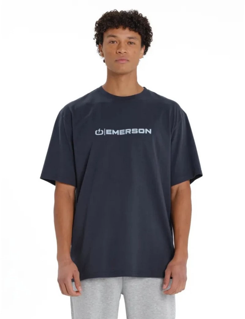 Emerson Men's s/s T-Shirt 261.EM33.03 261.EM33.03-DUSKY BLUE EMERSON Μπλε