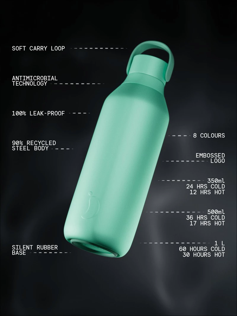 Chillys Θερμός Για Υγρά S3 Astral Navy Blue 500ml
