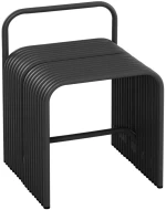 Σκαμπό Intrepid HM6326.01 40x38x55cm Black