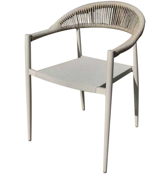 Πολυθρόνα Αλουμινίου 261413 56x60x78cm Beige