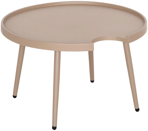 Τραπεζάκι Κήπου Teroc HM6434.03 Φ70x44cm Cappuccino
