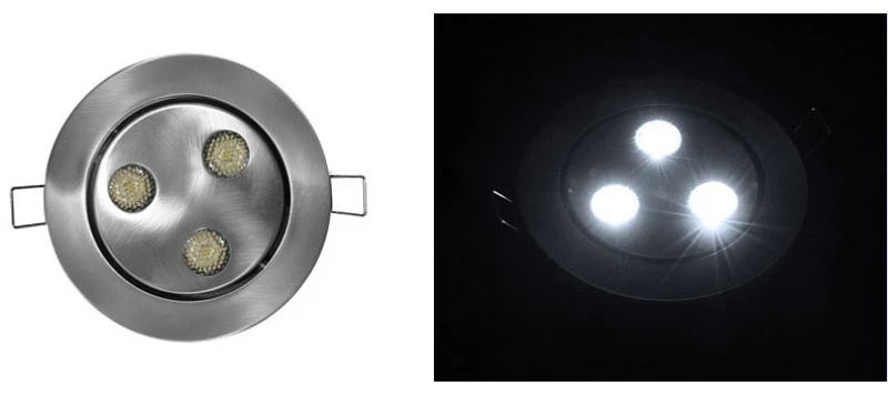 Adeleq Σποτ Χωνευτό Αλουμινίου Σατινέ Κινητό 20° LED Ισχύος 3X3W 18° Ψυχρό 21-703318660