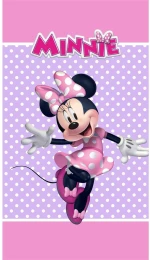 Πετσέτα Θαλάσσης Minnie 180 Lilac 70x140 Quick Dry Disney Dimcol