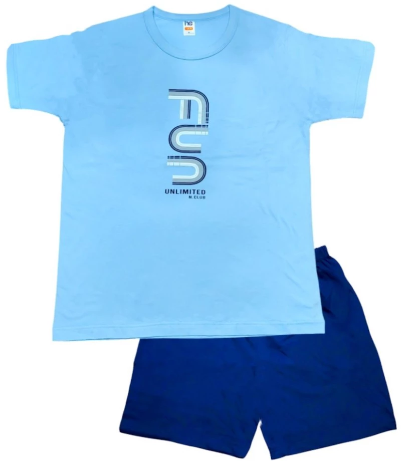 ΠΙΤΖΑΜΑ ΑΝΔΡΙΚΗ NINA CLUB 739 ΣΙΕΛ (S - XXL)