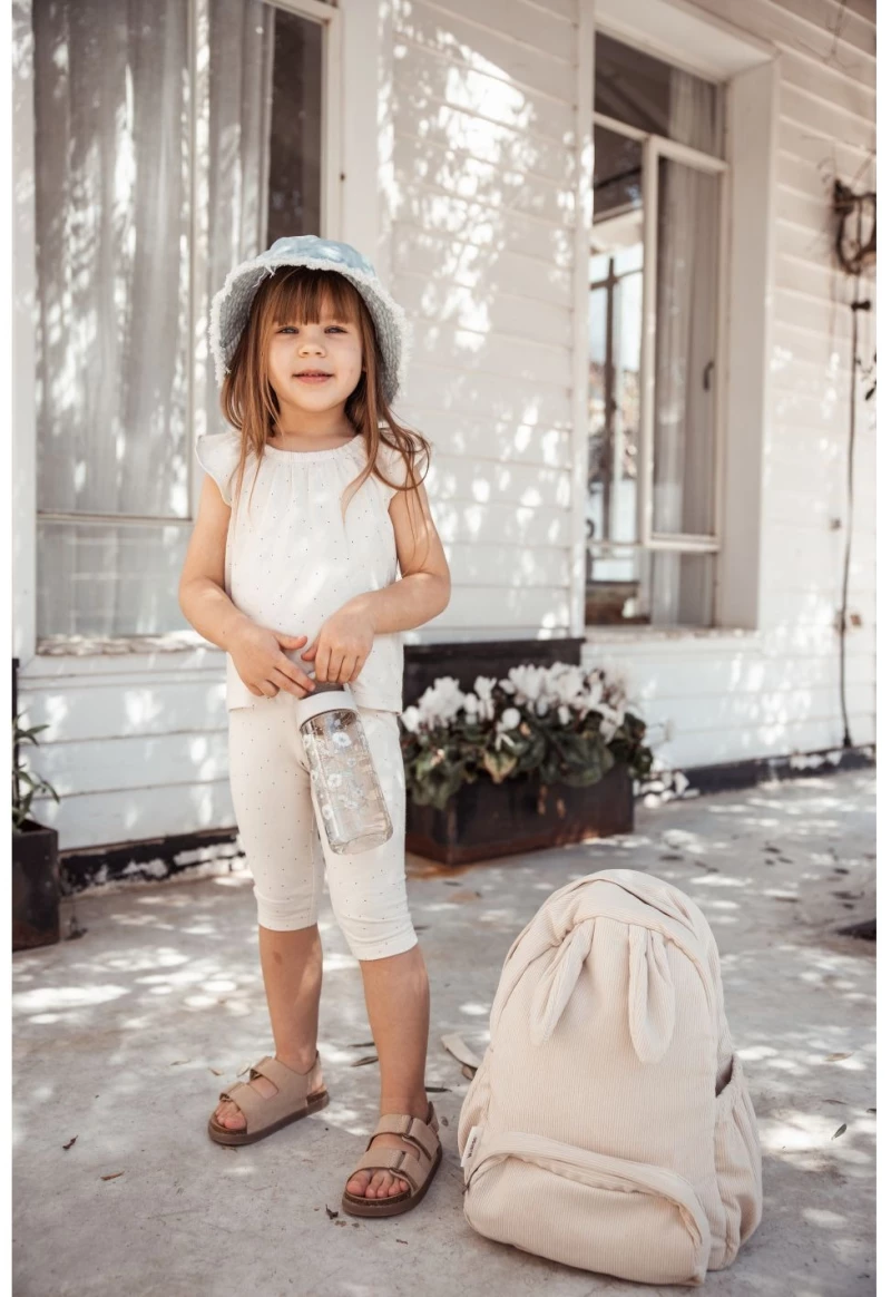 Minene Παιδικό Backpack Cream Bunny