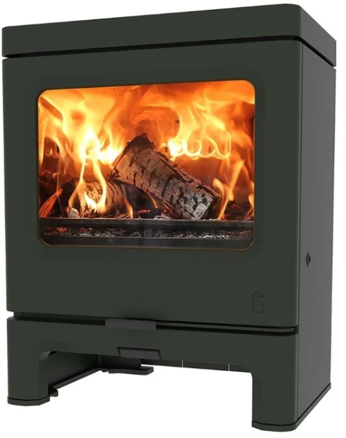 Σόμπα Ξύλου Charnwood Skye 7 Low Stand – Green