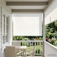 vidaXL Ρολό Κουρτίνα UV Προστασία Λευκό 180 x 140 cm Πολυεστέρας
