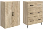 vidaXL Σέτ Ντουλαπιών 2 pcs Sonoma Δρυς 66 x 34,5 x 90 εκ