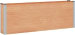 vidaXL Υπερυψωμένη Ζαρντινιέρα Καφέ 200 x 30 x 72 εκ WPC και Αλουμίνιο