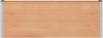 vidaXL Υπερυψωμένη Ζαρντινιέρα Καφέ 200 x 30 x 72 εκ WPC και Αλουμίνιο