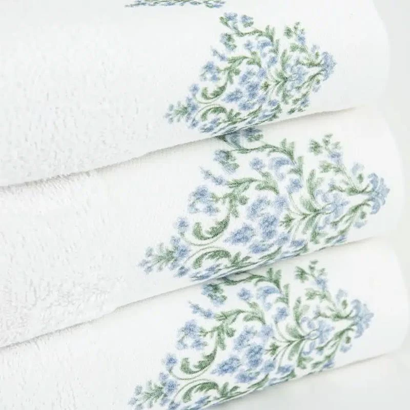 Πετσέτες Σετ 3τμχ Damask Λευκό Borea
