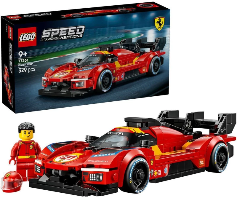 LEGO Speed Champions: Ferrari 499P για 9+ Ετών 329τμχ (77261)