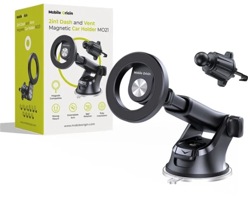 Mobile Origin 2in1 Dash and Vent Magnetic Car Holder MO21 (MO-DAV-MCH)
