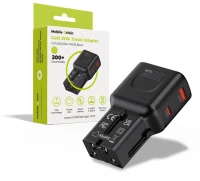 Mobile Origin 35W Travel Adapter EU/US/UK/AU PW25 black (MO-PW25-BLK)