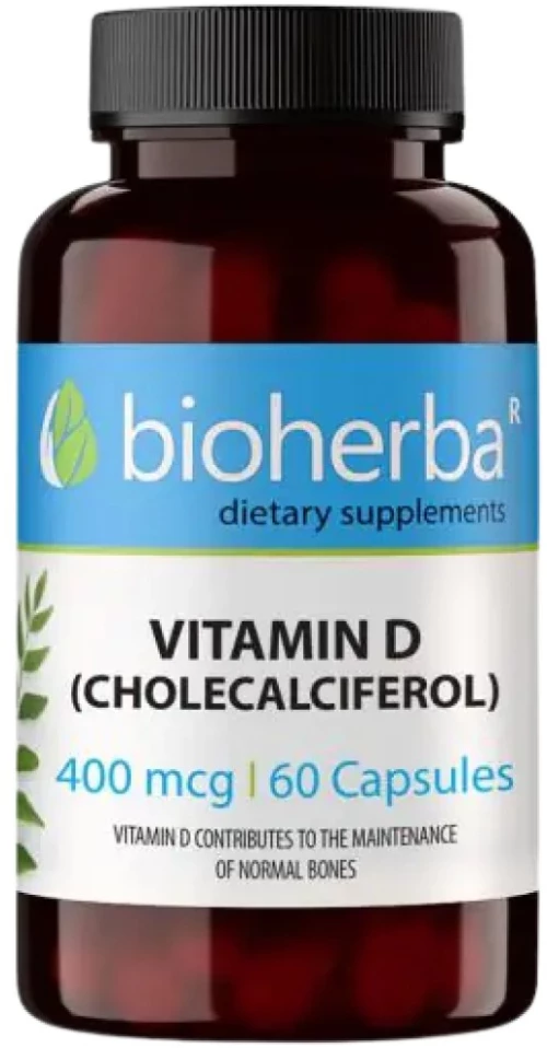 Bioherba Vitamin D-3 5 mcg [60 Κάψουλες]
