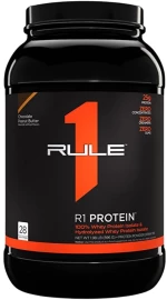 Rule1 R1 Protein | 100% Whey Isolate & Whey Hydrolysate [855-930 Γραμμάρια] Σοκολάτα φυστικοβούτυρο