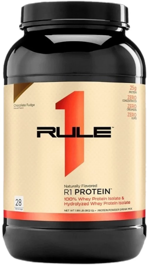 Rule1 R1 Protein Naturally Flavored [823-902 Γραμμάρια] Fudge σοκολάτα