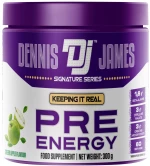Dennis James Signature Series Pre-Energy | Advanced Pre-Workout Formula [300 Γραμμάρια] Πράσινο μήλο
