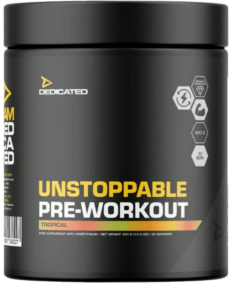 Dedicated Nutrition Unstoppable Pre-Workout [420 Γραμμάρια] Fruit Punch