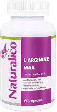 Naturalico L-ARGININE MAX 600 mg [60 Κάψουλες]