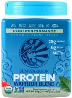 Sunwarrior Protein Warrior Blend | with Pea, Hemp & Goji Berry [375 Γραμμάρια] Φυσική