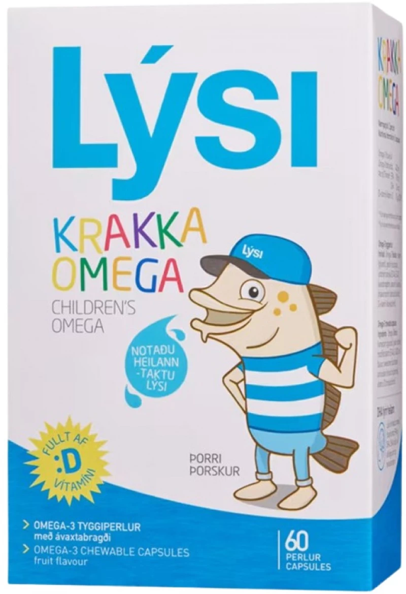 Lysi Children Omega-3 + D3 [60 Chewable Softgels]