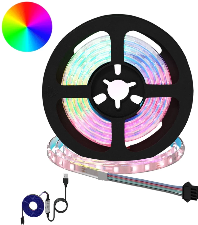 Λωρίδα LED 4 pcs Μαύρο και Διαφανές 90 x 0,8 x 0,3 εκ |3429102