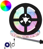 Λωρίδα LED 4 pcs Μαύρο και Διαφανές 90 x 0,8 x 0,3 εκ |3429102