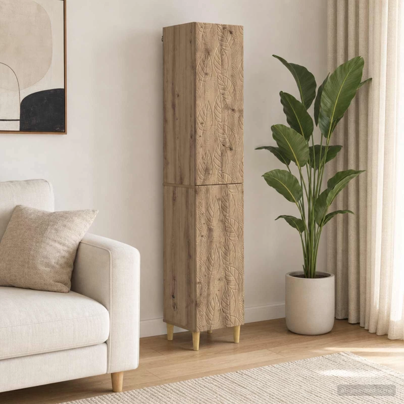 Σέτ Ντουλαπιών 2 pcs Artisan Δρυς Επεξεργασμένο Ξύλο |3416717