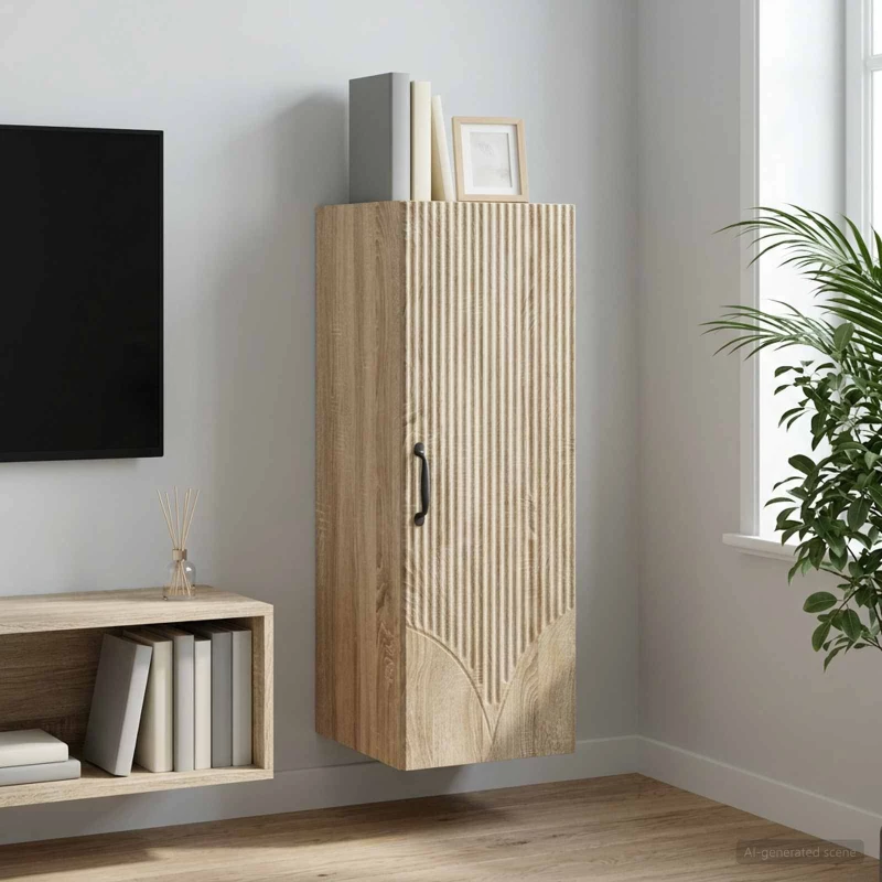 Τοίχου Ντουλάπα Sonoma Δρυς 33 x 34,5 x 90 εκ |898927