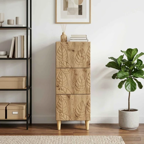 Ντουλάπι με Συρτάρια Artisan Δρυς 33 x 34,5 x 90 εκ |895084