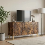 Ντουλάπι TV 99 x 34,5 x 50 εκ. Καπνισμένο Ξύλο Δρυός |895180