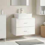Τοίχου Μπάνιου Κάβινες Λευκό 62,5 x 44,5 x 50 εκ. |890326